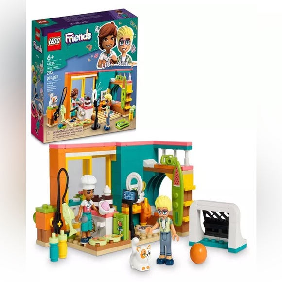 Friends Leo's Room Toy Building Set with Leo, Olly and Cat Figures - Picture 4 of 5